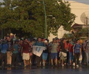 La mayoría de los migrantes que conforman la caravana son originarios de Honduras, El Salvador y Guatemala. Foto cortesía Cuartoscuro