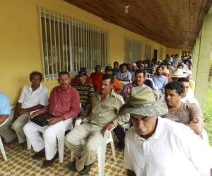 Productores de Olancho durante la asamblea realizada el fin de semana en Juticalpa. (Foto: José E. Carías)