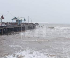 El departamento de Atlántida es uno de los más afectados con la masa de aire frío.