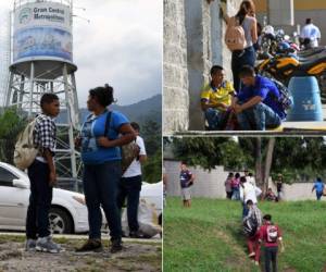 La Gran Central Metropolitana de San Pedro Sula es el punto de reunión de los catrachos que buscan salir del país, a través de la segunda caravana migrante que busca llegar a Estados Unidos. (Fotos: AFP)