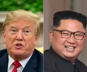 Trump y Kim se reunieron tres veces, la primera en una cumbre histórica en junio de 2018 en Singapur. Foto: AFP