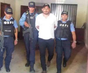Ever Alberto Bakis Alas fue capturado por miembros de la Policía Nacional de Choluteca (Foto: Cortesía)
