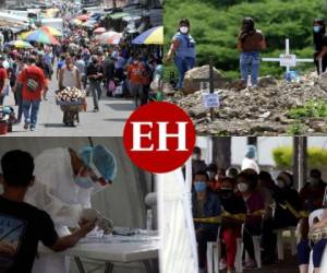 Los hondureños pelean con todas sus fuerzas para sobrevivir a la pandemia del covid-19. Han sido 131 días marcados por la enfermedad, la muerte, el hambre, la indignación y el miedo. Fotos: Marvin Salgado| Emilio Flores| Alex Pérez/ EL HERALDO