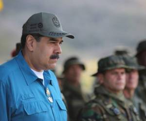 Maduro, de 56 años, asegura contar con China y Rusia en lo que considera una lucha geopolítica en la que Washington usa a Guaidó de 'títere'. Foto / AFP