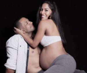 La pareja estaba en la dulce espera de Mila Alejandra. Foto Instagram Nora Erazo