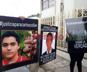 Familiares de Carlos Collier dijeron que se está haciendo justicia. (Foto: El Heraldo Honduras)