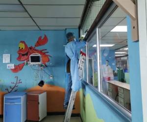 En los picos más elevados de la pandemia, el centro asistencial tenía más de 100 pacientes ingresados.