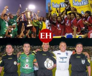 Ambos equipos han escrito capítulos memorables en la historia del fútbol hondureño en las ocasiones que se han enfrentado en finales. Fotos: Archivo