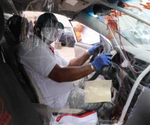Hace unas semanas los taxistas presentaron un plan de bioseguridad.