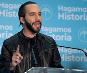Bukele, el empresario 'millenial' que fue alcalde de San Salvador, tiene como prioridad en su gestión de cinco años contener a las pandillas que reclutan a los jóvenes y viven de la extorsión y venta de drogas. Foto: AFP.
