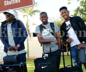 Alberth Elis, Bonieck García y Romell Quioto, la artillería catracha del Houston Dynamo (Fotos: Neptalí Romero / Grupo Opsa)