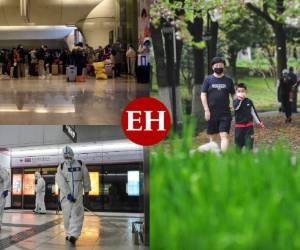 La ciudad china que fue el foco esencial del nuevo coronavirus, Wuhan, empezó a reabrir paulatinamente algunos de sus servicios y transportes públicos el sábado, tras más de dos meses de aislamiento casi total. Fotos: AFP