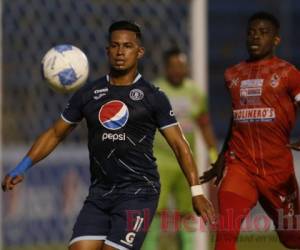 Los azules tuvieron oportunidades para sentenciar el encuentro pero desaprovecharon y terminaron pidiendo la hora. Foto: Marvin Salgado | EL HERALDO