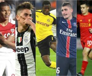 Estas son las cinco joyitas del fútbol actual que pueden quedarse perfectamente con el puesto de Neymar en el Barcelona. ¿A quién prefieren los culés? (Fotos: AFP)