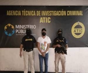 Ronny Gabriel Valladares Ávila fue detenido por elementos de la Agencia Técnica de Investigación Criminal (Atic).