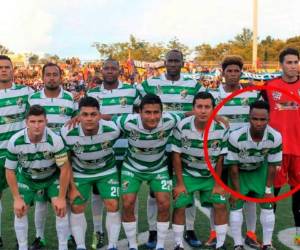 Andy Drummond posando con su club en Nueva Orleans, Estados Unidos. (Redes)