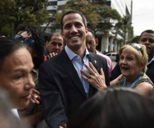 Guaidó es reconocido por 50 países como presidente interino de Venezuela. Foto AFP