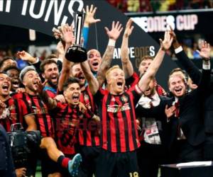 El Atlanta United tomó ventaja tempranera y el América dio vuelta al marcador tras el descanso. Foto: AP.