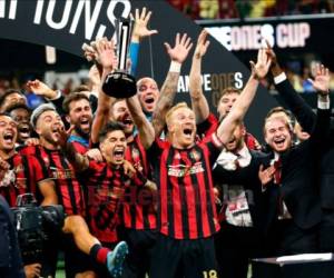 El Atlanta United tomó ventaja tempranera y el América dio vuelta al marcador tras el descanso. Foto: AP.