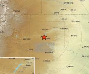 El fenómeno ocurrió muy cerca de Amarillo y sus habitantes reportaron algunas réplicas.