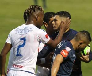 Olimpia y Motagua empataron 1-1 el domingo en el estadio Nacional en Tegucigalpa. Foto: El Heraldo.