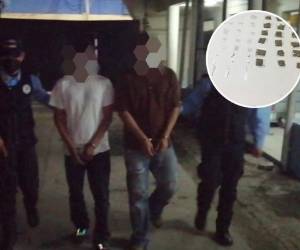 Los supuestos mareros fueron llevados a la Fiscalía de turno para iniciar el proceso en su contra.