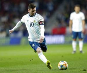 Lionel Messi volvió aparecer con la Selección de Argentina en los amistoso ante Venezuela y Marruecos. Foto:AP