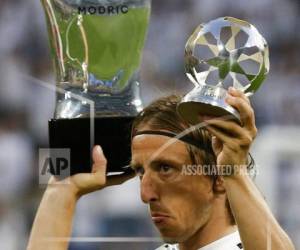El equipo de Modrić aprovechó la oportunidad para felicitar al jugador. (Foto: AP)