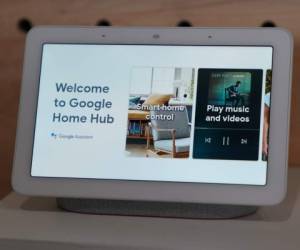 Según explicó, con su pantalla de 7 pulgadas (17,8 cm), Home Hub permitirá a los usuarios acceder a un 'panel de control'. Foto: AFP