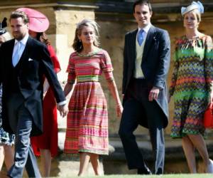Así fueron llegando las celebridades a la boda real entre Harry y Meghan Markle.