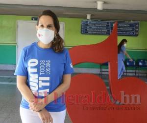 Elizabeth Vinelli, directora ejecutiva de Fundación Teletón, llamó a la población a dar un granito de arena para apoyar esta obra de amor. Foto: Efraín Salgado/El Heraldo
