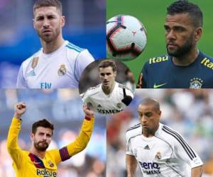 Tres españoles y dos brasileños son las nacionalidades de los defensas más goleadores en Champions League. Dos ya están retirados del fútbol. Foto: cortesía.