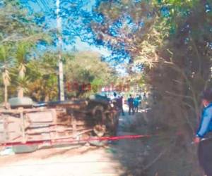 El cuerpo de uno de los menores fue tapado con una cobija. Foto: El Heraldo