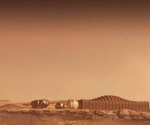 Esta fotografía muestra una propuesta para el hábitat Mars Dune Alpha en Marte. FOTO: AP