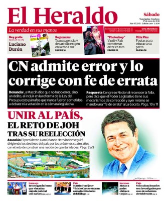 CN admite error y lo corrige con fe de errata