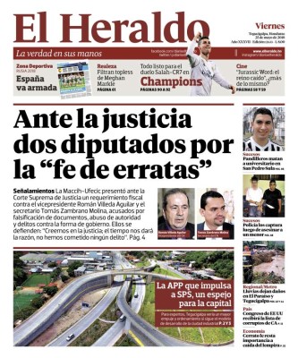 Ante la justicia dos diputados por la 'fe de erratas'