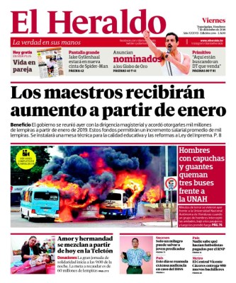 Los maestros recibirán aumento a partir de enero