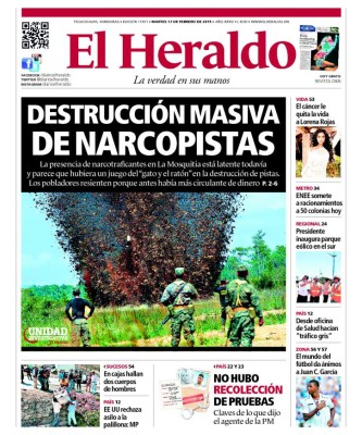 Destrucción masiva de narcopistas