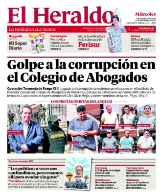 Golpe a la corrupción en el Colegio de Abogados