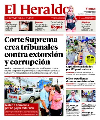 CSJ crea tribunales contra extorsión y corrupción