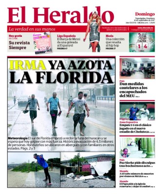 Irma ya azota La Florida