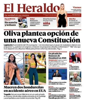 Oliva plantea opción de una nueva Constitución