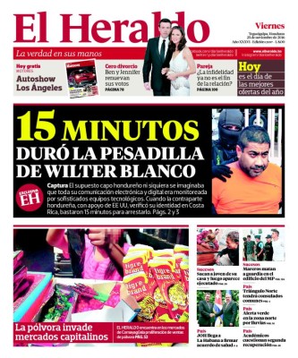15 minutos duró la pesadilla de Wilter Blanco