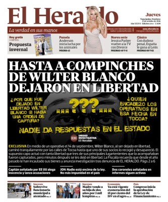 Hasta a compinches de Wilter Blanco dejaron en libertad