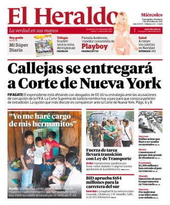 Expresidente Callejas fue esposado en Miami