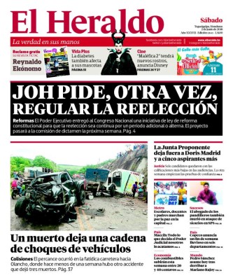 JOH pide, otra vez, regular la reelección