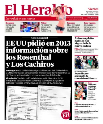 EE UU pidió en 2013 información sobre los Rosenthal y Los Cachiros