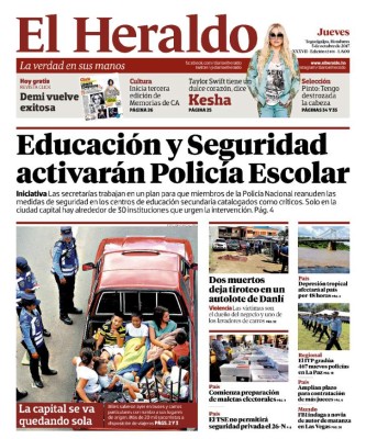 Educación y Seguridad activarán Policía Escolar