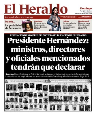 JOH: ministros, directores y oficiales mencionados tendrán que declarar