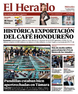 Histórica exportación del café hondureño